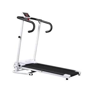 1.25HP Electric Motorised Treadmill Folding Running Machine Home Fitness Gym Exercise Indoor Use - 1 to 10 km/h