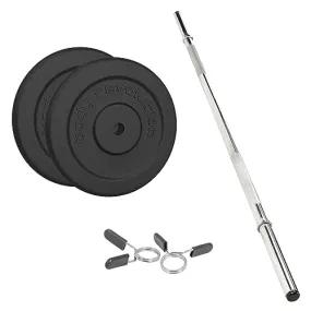 1.2m 1" Barbell and Cast Iron Weight Plate Sets