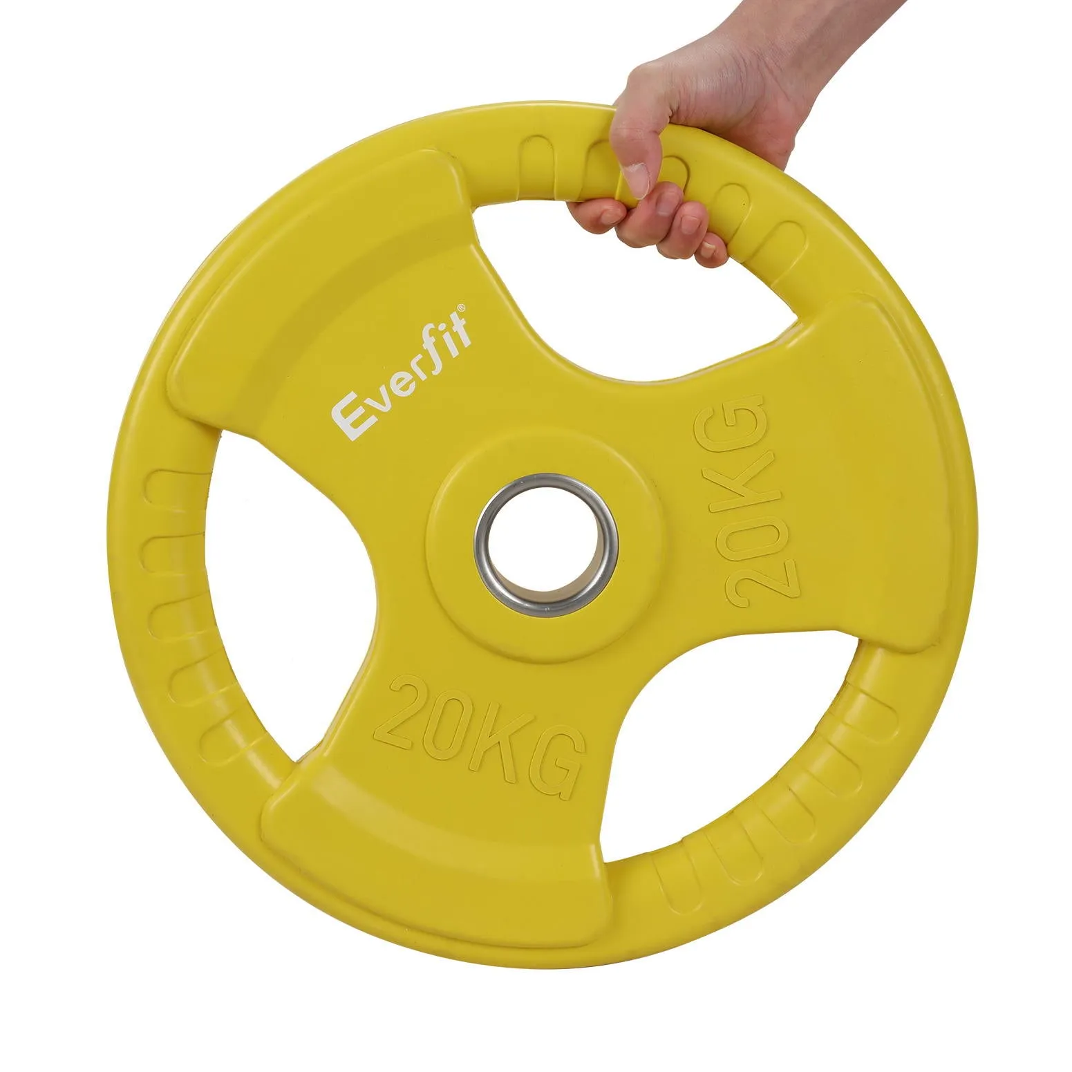 20kg Cast Iron Rubber Coated Weight Plate - Everfit