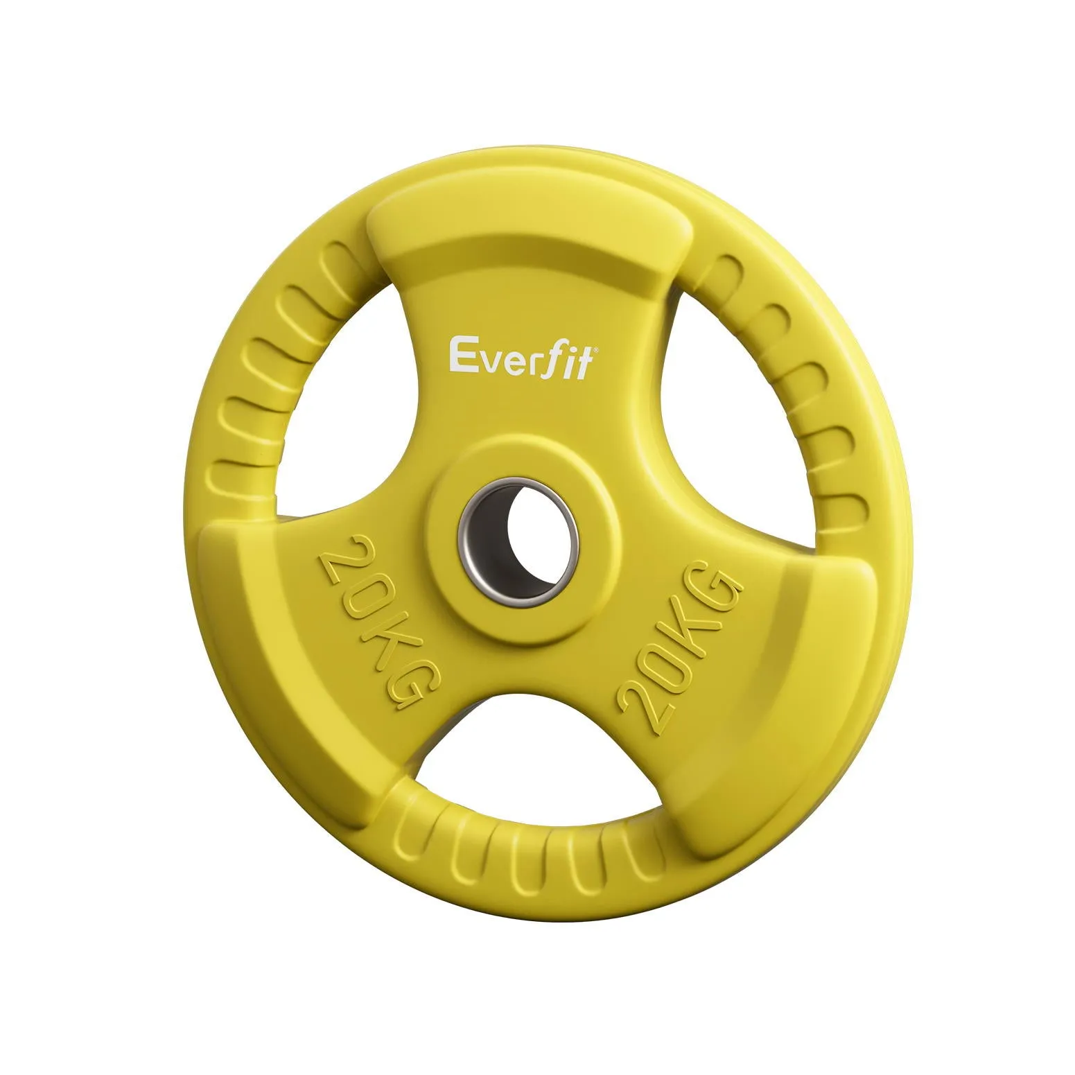 20kg Cast Iron Rubber Coated Weight Plate - Everfit