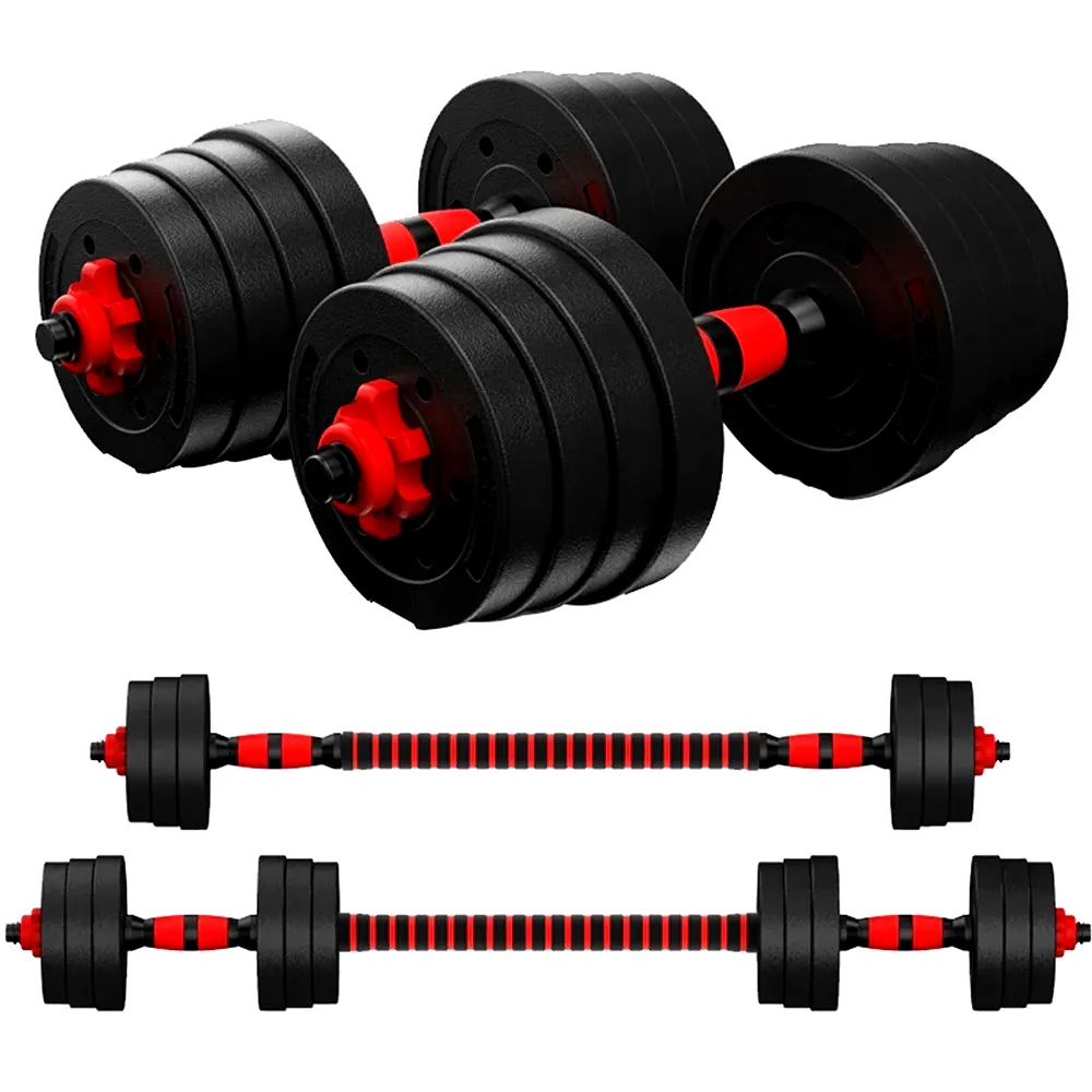 40Kg Adjustable Rubber Dumbbell Weight Set