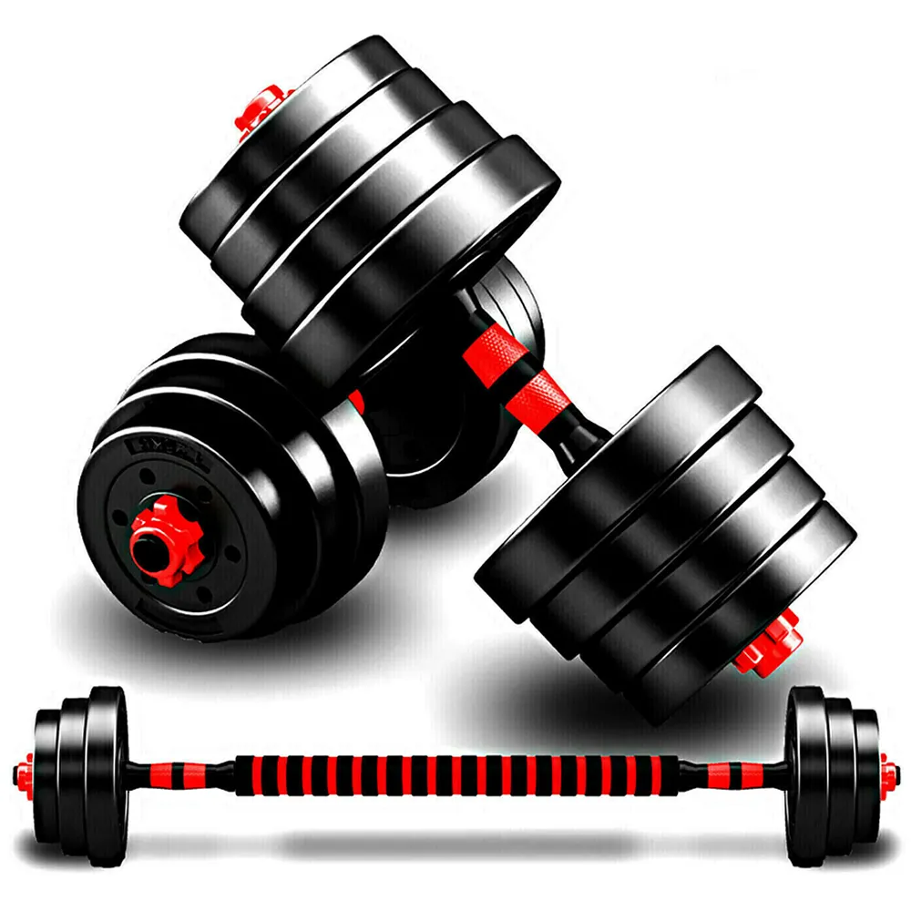 40Kg Adjustable Rubber Dumbbell Weight Set