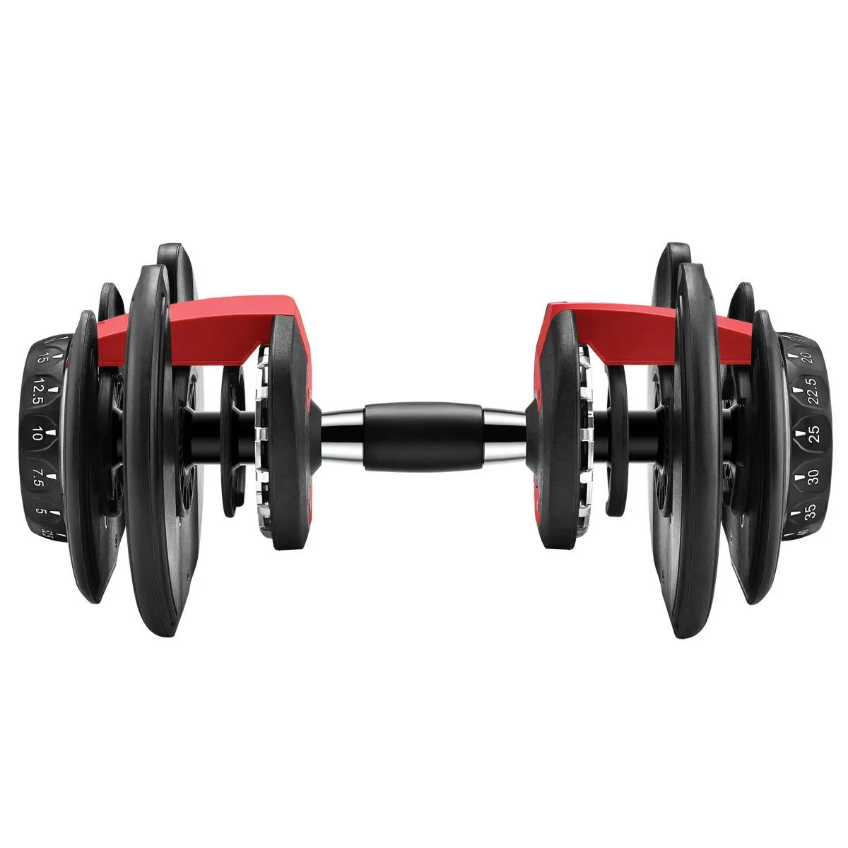 52.5 lb dimok Adjustable Dumbbell Weights (Plates Anti-Slip Handle - Home Gym Exercise Full Body Workout (Single)