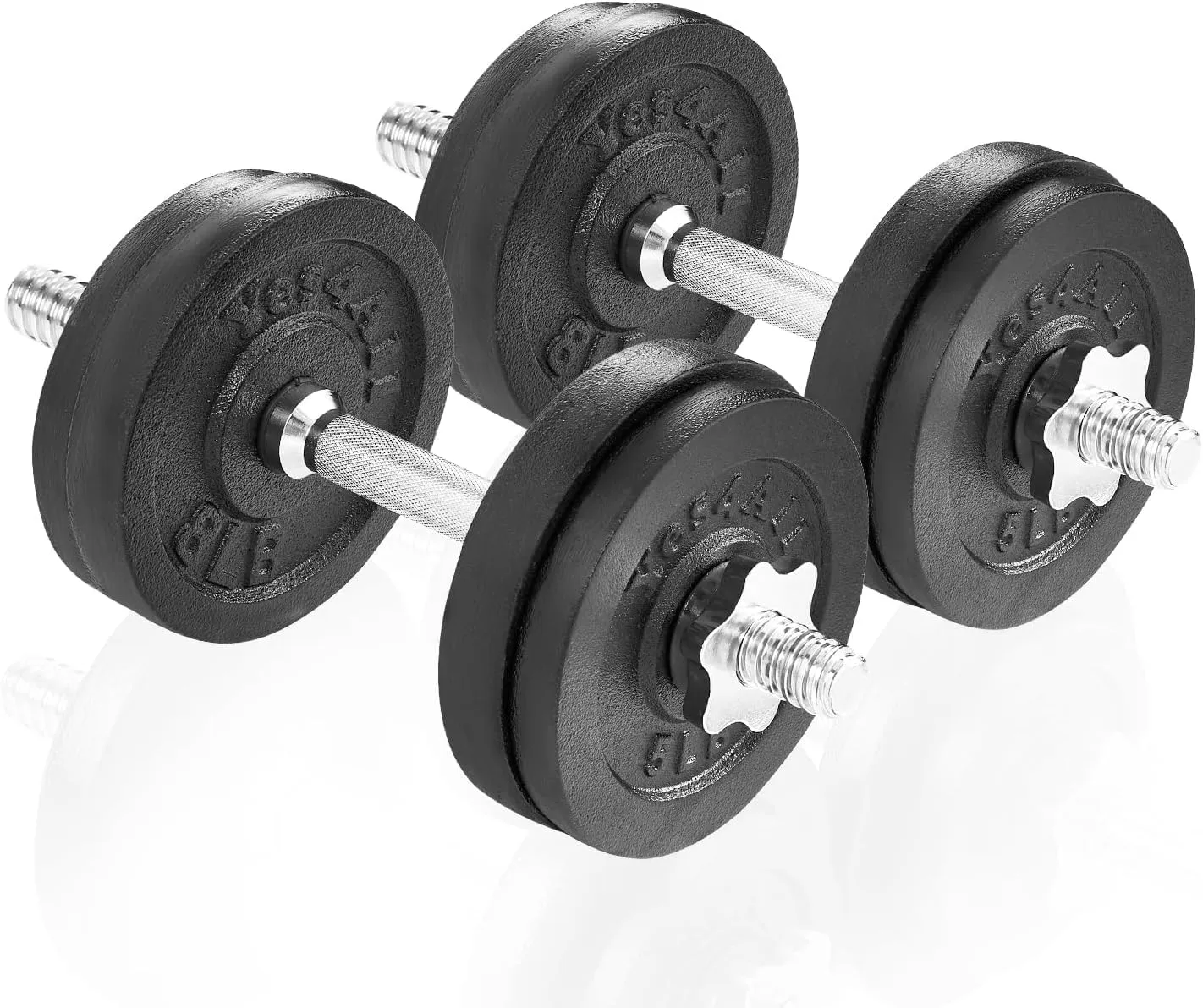 Adjustable Dumbbell Set With Connector Option For Strength Training, Full Body Workout, And Muscle Building