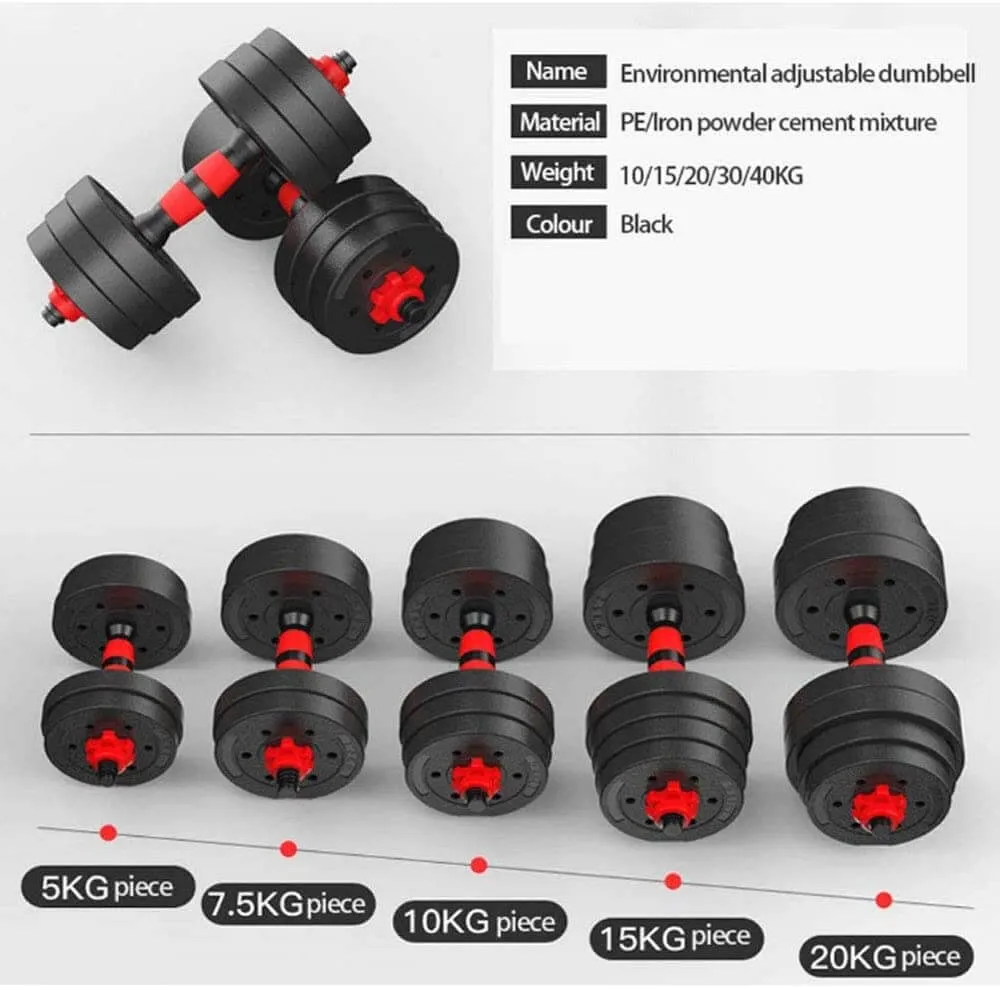 Adjustable Dumbbells 2 In 1 20 Kg