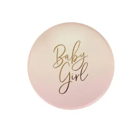 BABY GIRL PAPER PLATES