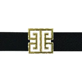 Belt Buckle - Square Greek Key