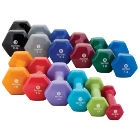 BodySport&reg; Vinyl Dumbbells