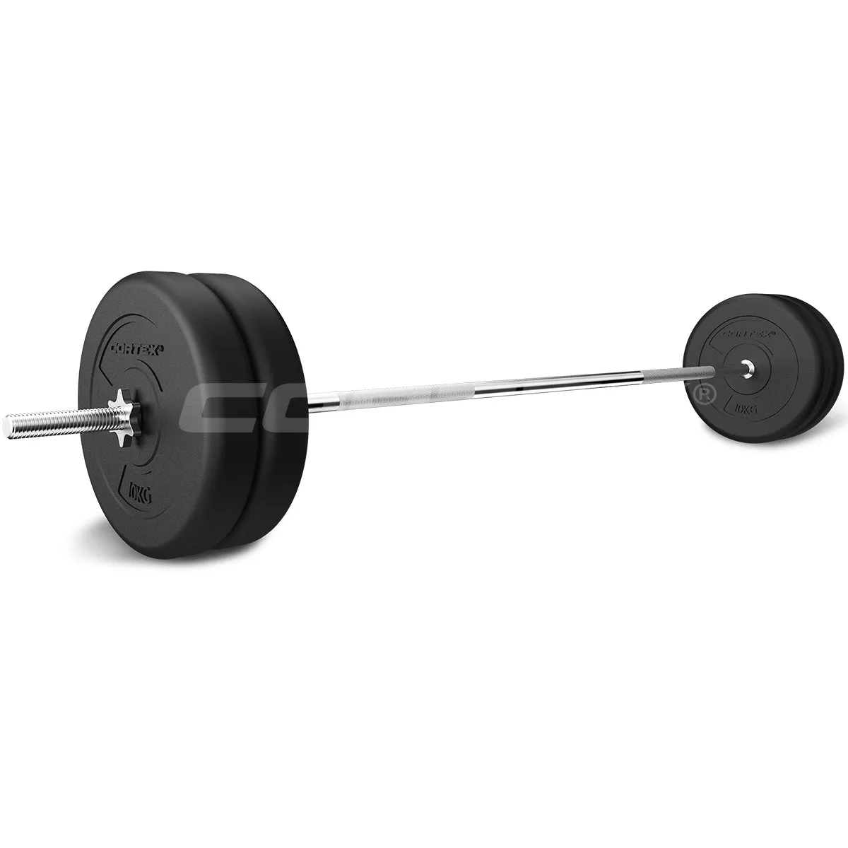 CORTEX 90kg EnduraShell Barbell Weight Set