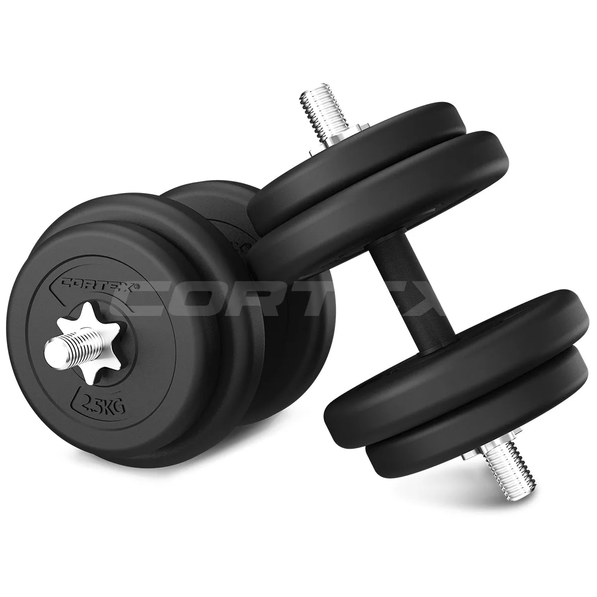 CORTEX 90kg EnduraShell Barbell Weight Set