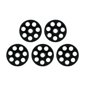 Element Fitness Rubber Plate w/ 7 Holes 2.5-20kg Set