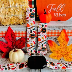 Fall Vibes Print Silicone Band For Fitbit Versa 3/4/Sense