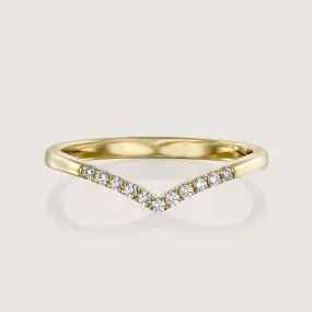 Hannah Ring With White diamonds