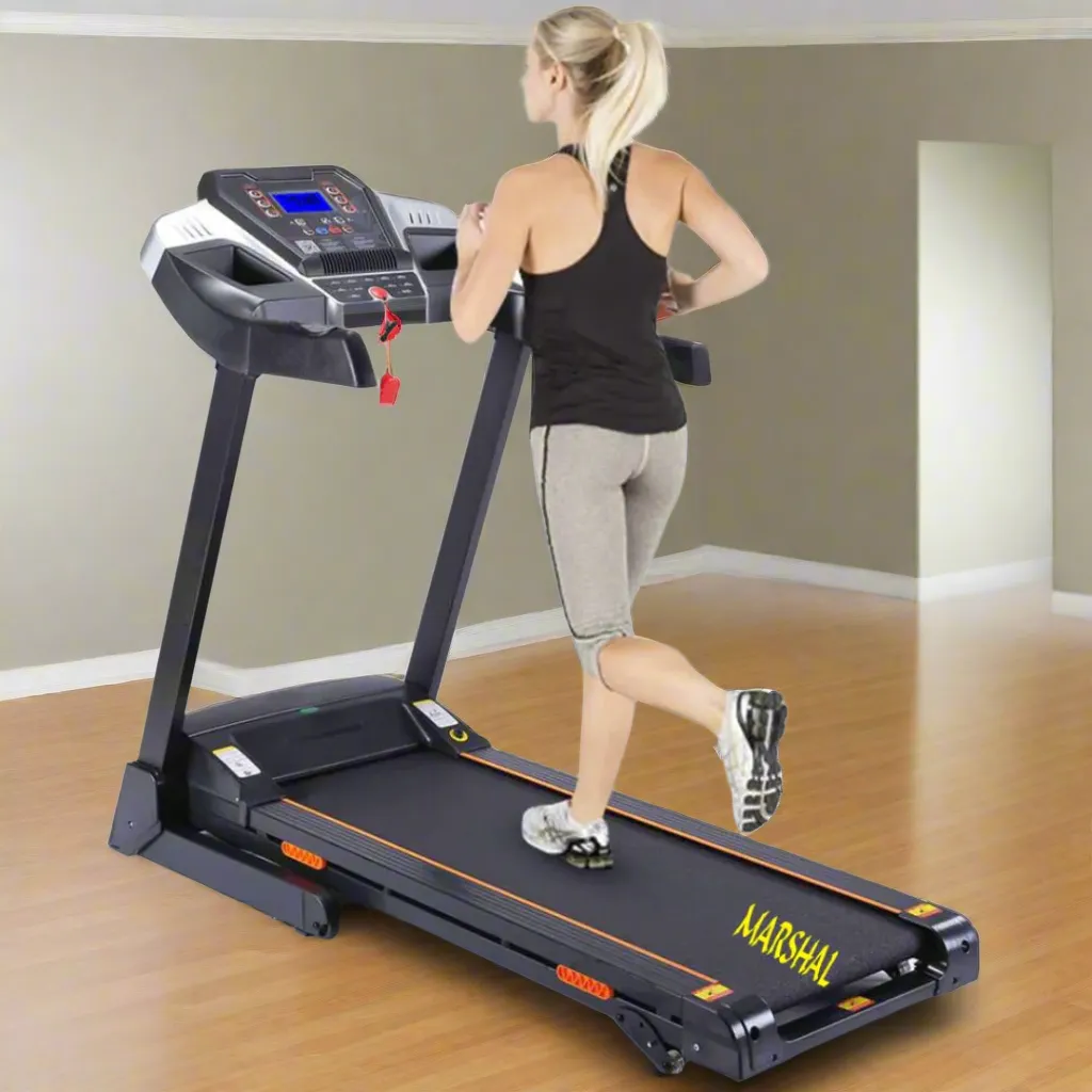 Home Use Folding Electric Motorized Running Treadmill - 3.5HP Peak Motor