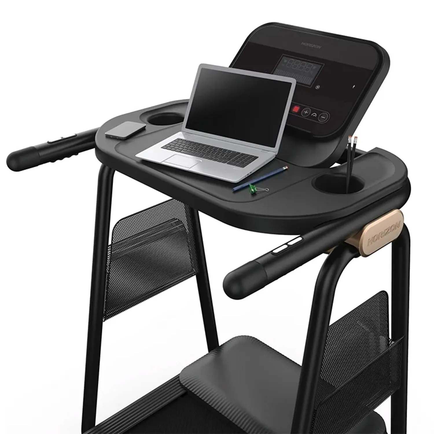 Horizon Fitness TT 5.0 Treadmill with Desk Tray 2.5 HP