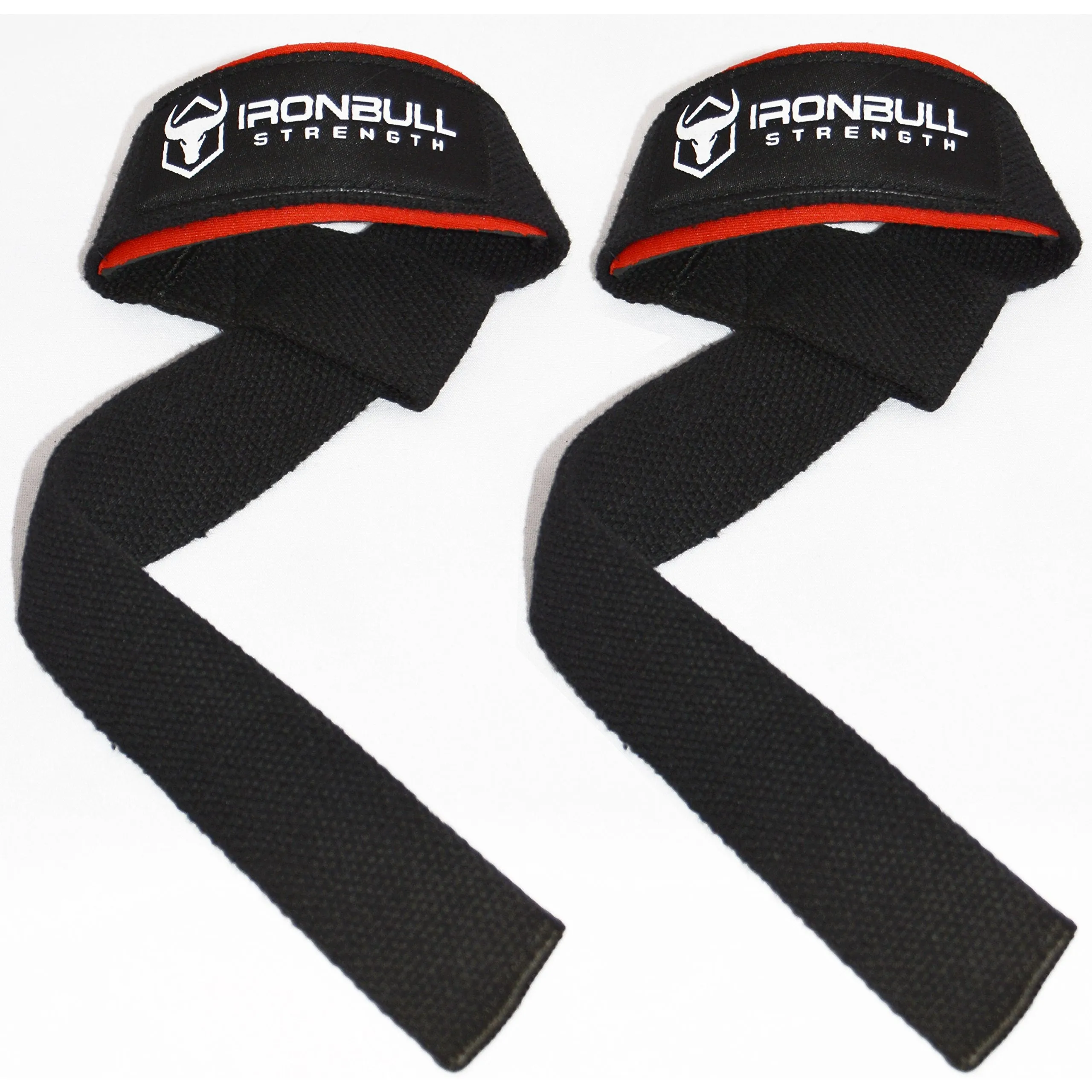 Iron Bull Strength Wrist Wraps & Lifting Straps Combo