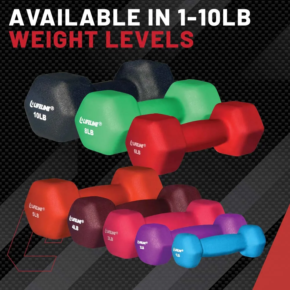 Lifeline Hex Neoprene Dumbbell