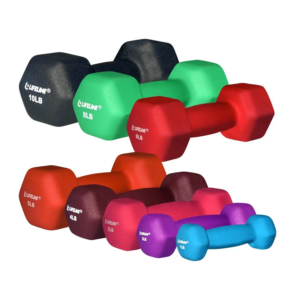 Lifeline Hex Neoprene Dumbbell