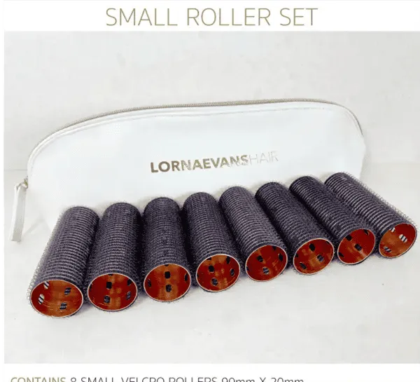 LORNA EVANS SMALL VELCRO ROLLERS SET (ROSE GOLD)