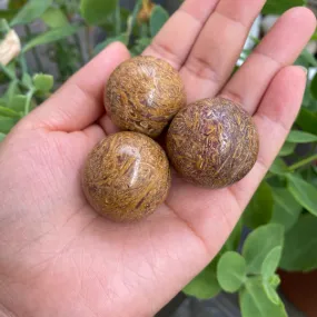 Mushroom Rhyolite Crystal Sphere, Polished Rainforest Sphere, Round Gemstone Balls, Reiki and Chakras, Stabilizing Stone, Protective Crystal