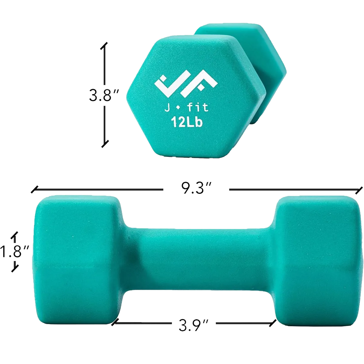 Neoprene Dumbbell - 12 lb