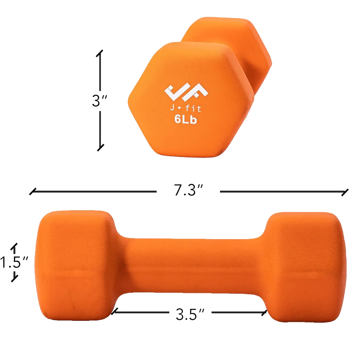 Neoprene Dumbbell - 6 lb