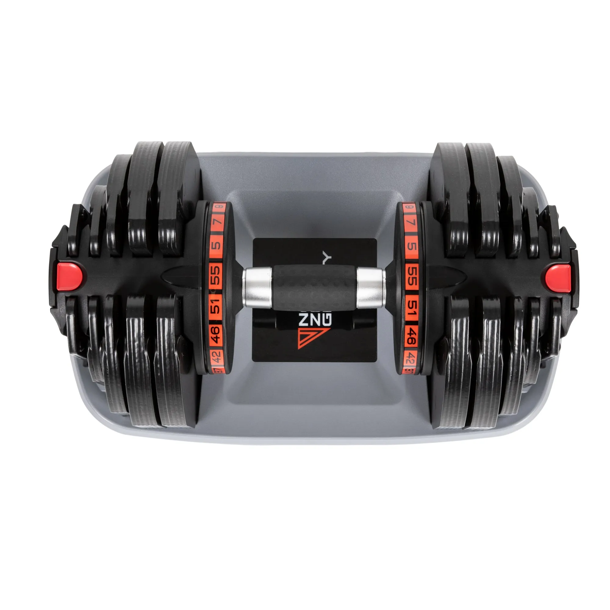 NonZero Gravity PowerDyne 55lbs Adjustable Dumbbell Set - Coal