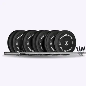 TWL - Men's 170Kg Everyday Barbell and Bumper Plate Package [PRE-ORDER]