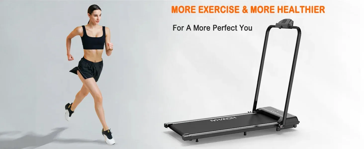 Walking Pad Treadmills for Home with 2.5HP, Speed 6.2-7.6MPH Walking Pad with Handle Bar, Treadmill, Remote